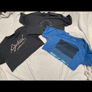 Quicksilver, volcom and Ezekiel shirt bundle